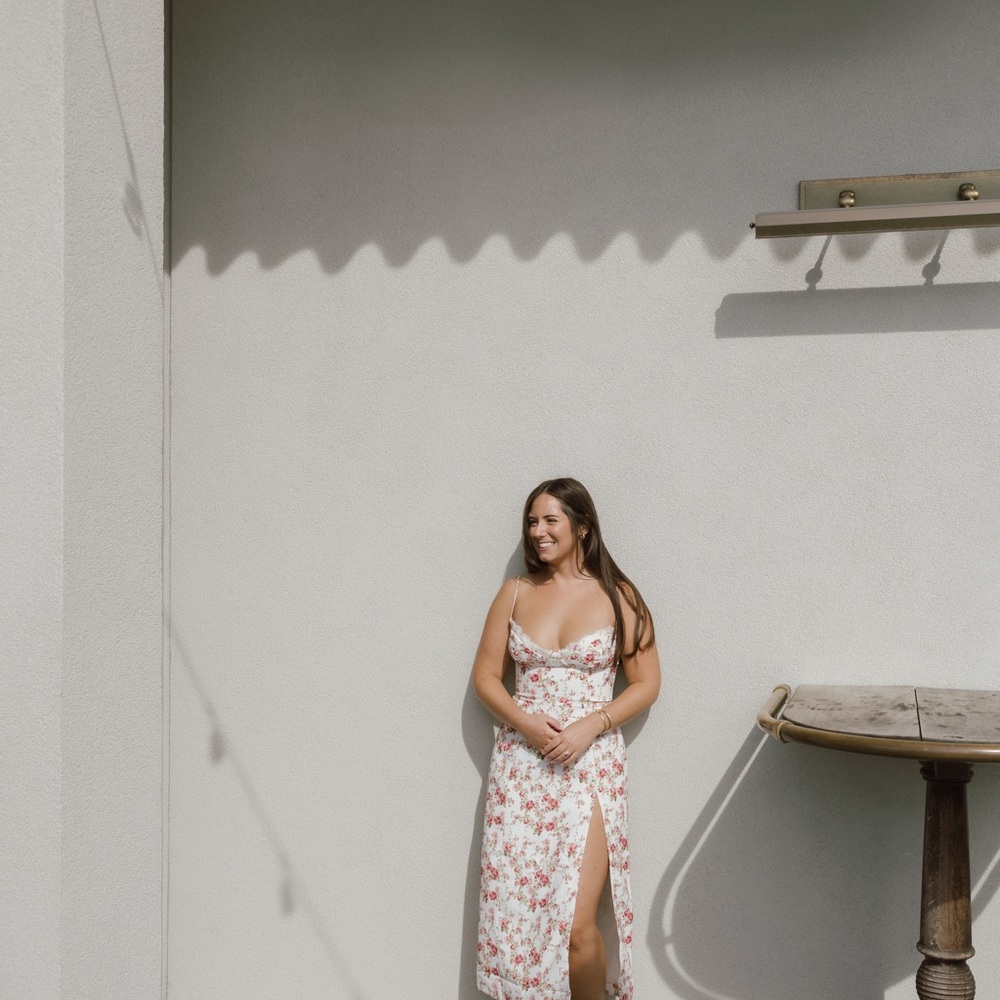 House of CB Floral Lace Dress